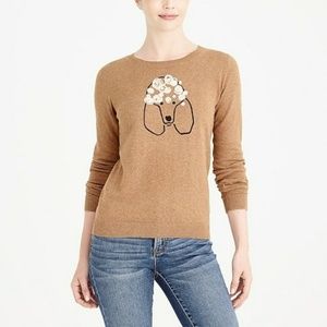 J. Crew Factory Tan Poodle Teddie Sweater SZ M